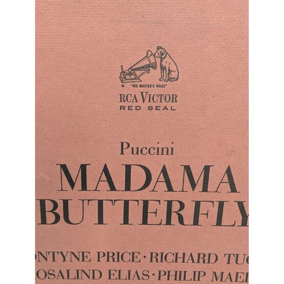 Puccini Madama Butterfly RCA Victor Red Seal LM-6160 3 Record Set with Booklet - Picture 3 of 12